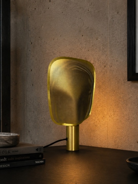Lampka stołowa Mai S Brass złota metalowa Zuiver