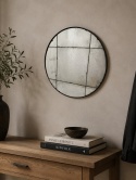 Lustro okrągłe Mado S 40 cm z efektem postarzenia Dutchbone